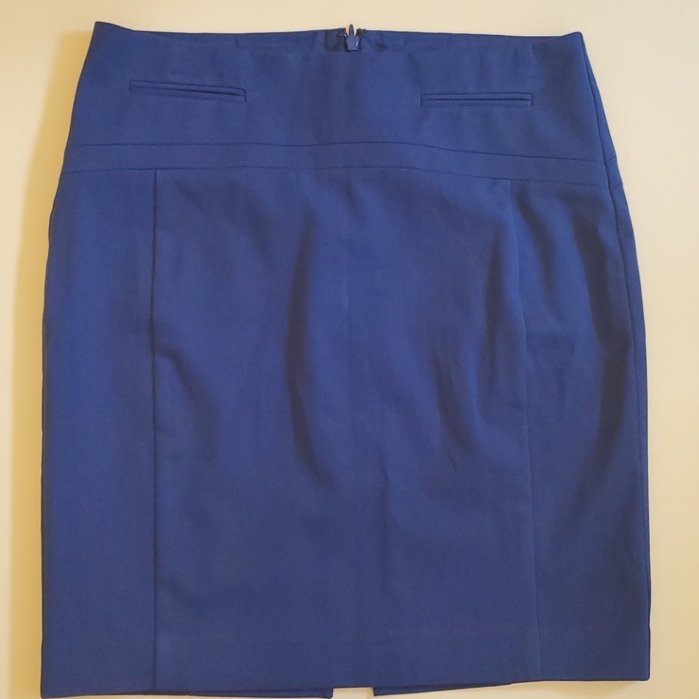 Express - Royal Blue Lined Pencil Skirt - Size 4